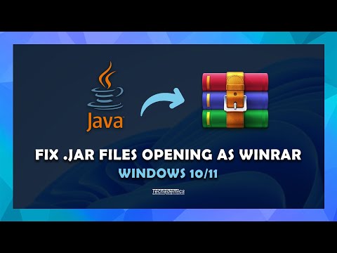 How To FIX Jar Files Opening As Winrar | Step By Step