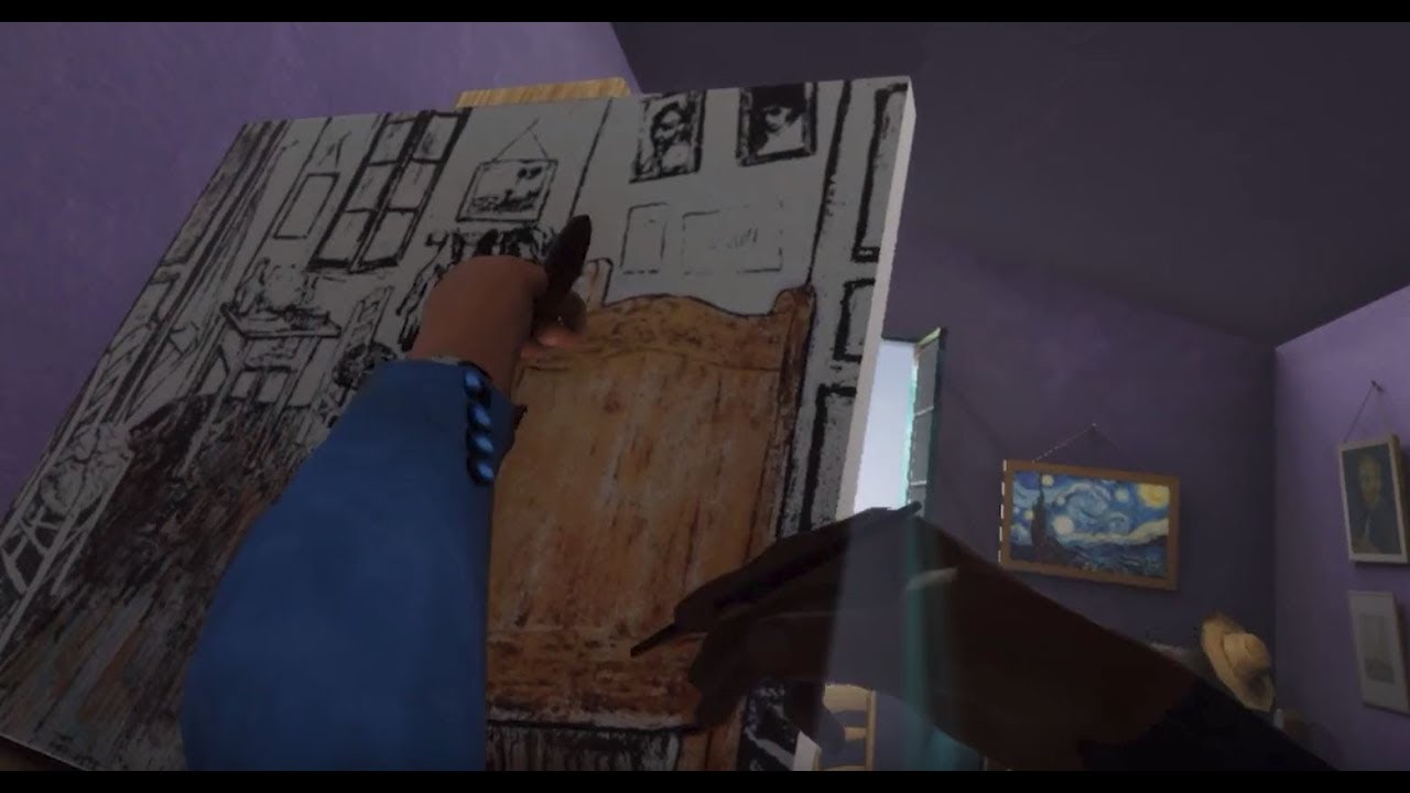 Chatting with Vincent pre-beta limited feature demo VR app (UE4.19 build) in-game footage