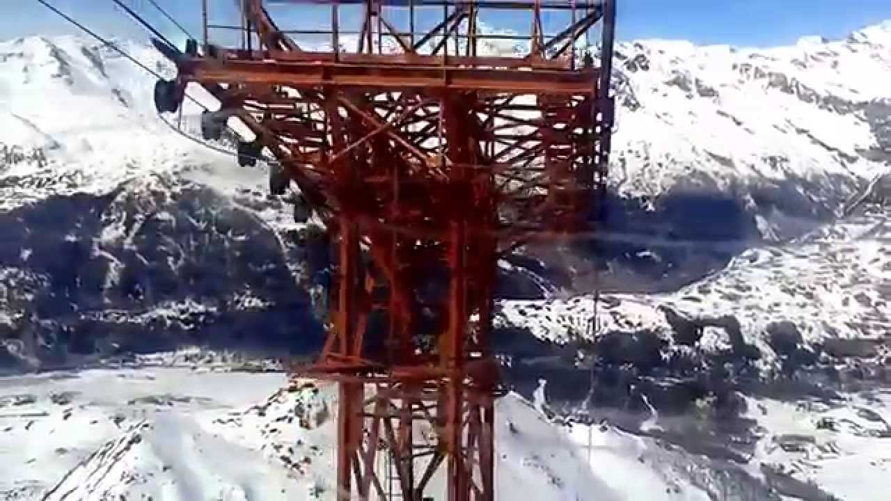 Sul pilone della Funivia Cima sole-Groppera