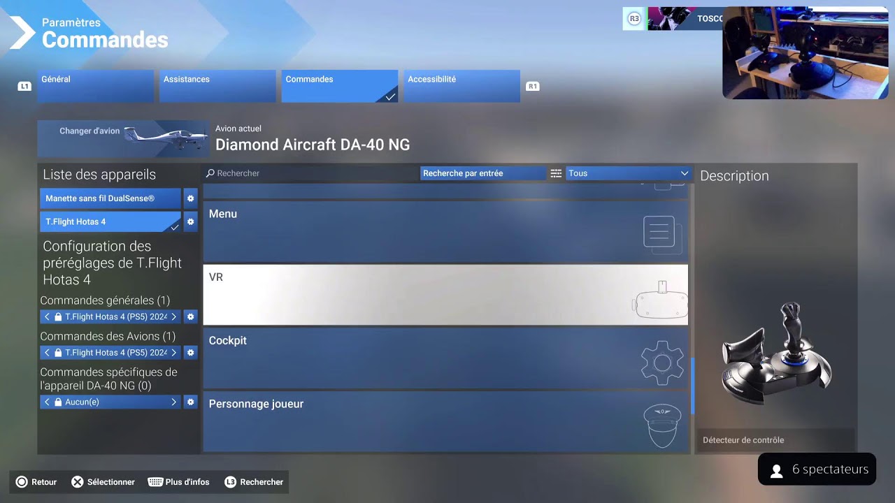 Microsoft Flying Simulator 2024 PS5.T flight Hotas 4présentation de mon système, sans bureau...