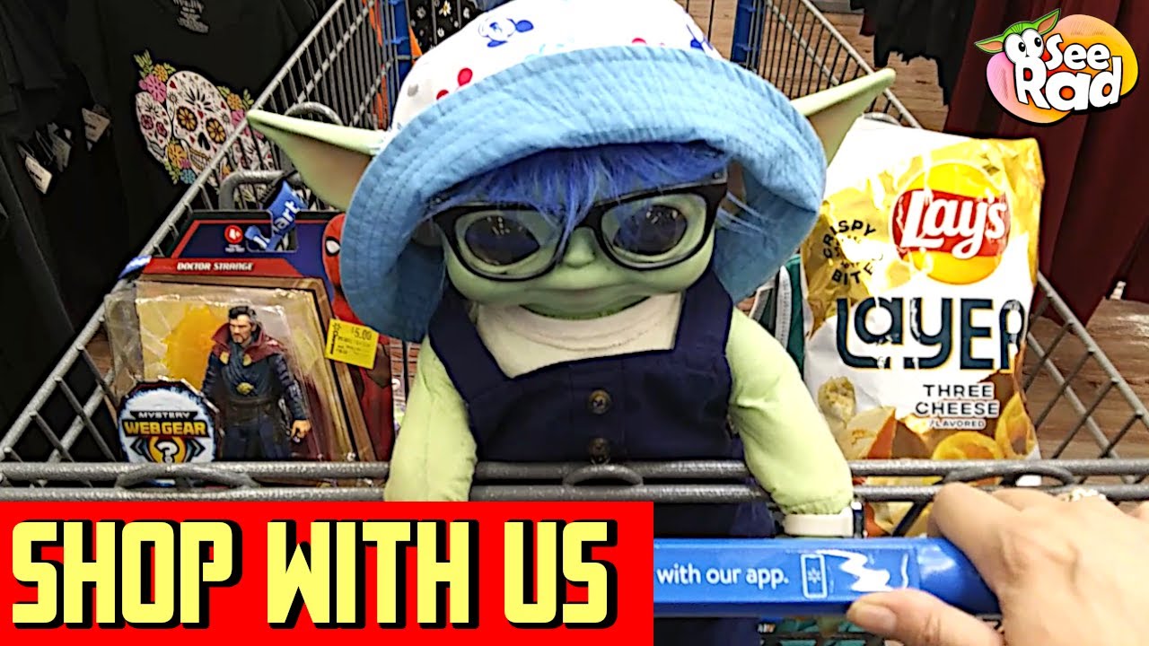 UNEXPECTED FINDS AT WALMART - GROGU (Baby Yoda) Merch Search - SHOP WITH US