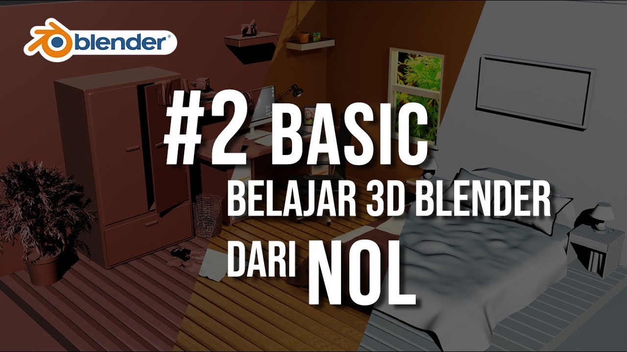 Belajar 3D Blender Dasar Part 2 - Pekenalan inferfaces dan tools dasar ...
