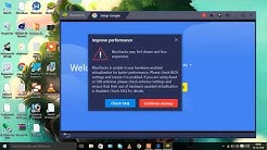 how to fix bluestacks 4 error in installation improve performance by Destech