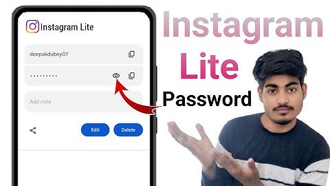 instagram lite ka password kaise pata kare | instagram lite password bhul gaye to kya kare