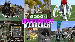 7 MOD ADDON RPG FANTASY MCPE TERBAGUS UNTUK SURVIVAL || MCPE 1.21+ || DOWNLOAD MEDIAFIRE ||