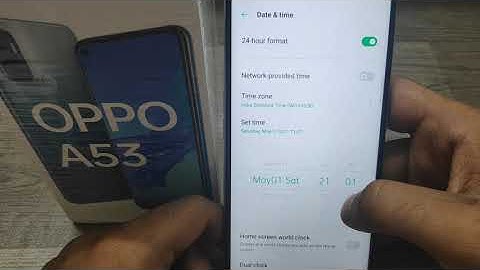 How to set date and time in OPPO A53| How to Change Date and Time on OPPO A53 2020