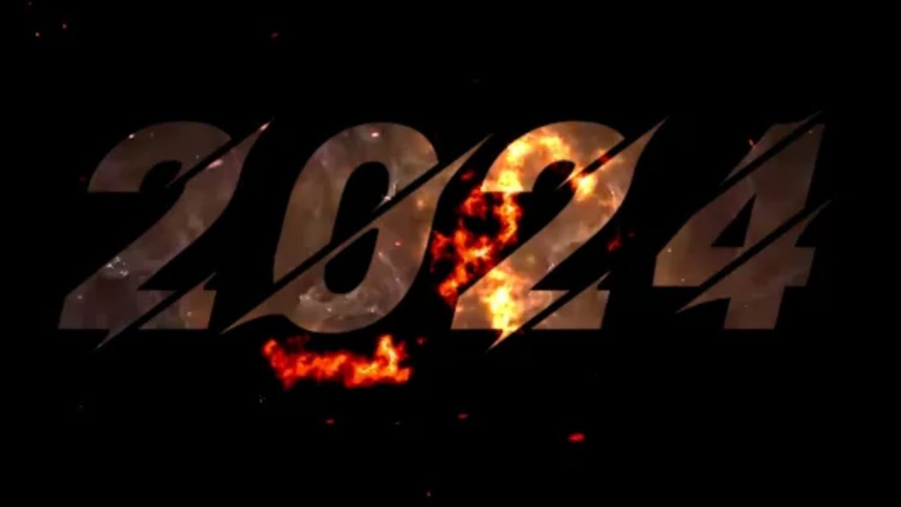Happy new year 2024 whatsapp status || wishing status || Black Screen Status 