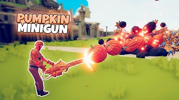 PUMPKIN MINIGUN VS EVERY FACTION | TABS UNIT CREATOR GAMEPLAY