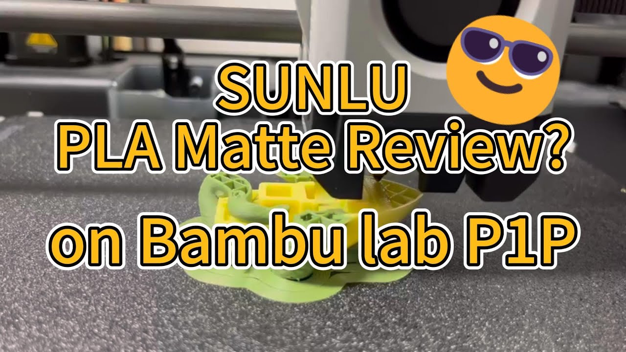 SUNLU PLA Matte Review? Printed on Bambu Lab P1P #3d #review #diy  #3dprinting #sunlu #bambu 