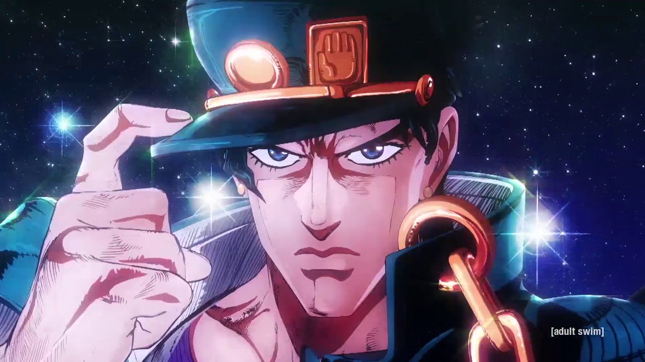 Como prometido, trouxe a abertura de Jojo Stardust Crusaders