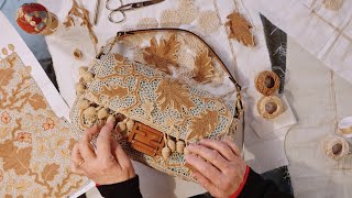 The making of the Fendi Hand in Hand Baguette representing craftsmanship in Umbria, Italy