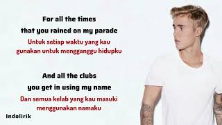 Love Yourself - Justin Bieber | Lirik Terjemahan Resimi