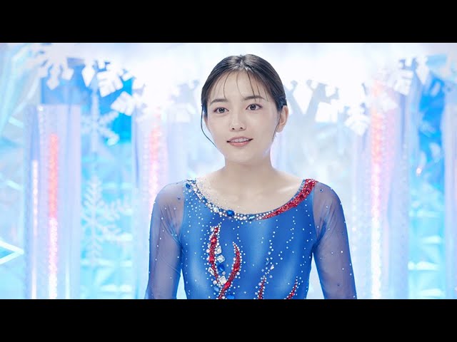 Haruna Kawaguchi transforms into a figure skater! 
