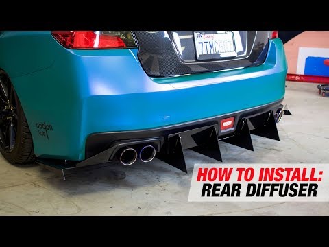 HOW TO INSTALL: 2015 – 2018 Subaru WRX/STI Rear Diffuser!