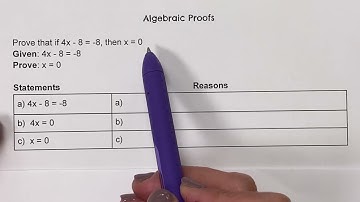 Geometry: Logic Section 2-5 Algebraic Proofs