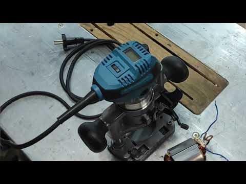 Repairing the Kraissmann OFT 951 6-8 Router. How to EASILY assemble the brush unit.