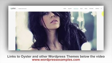 Oyster Wordpress Theme - Photo Wordpress Theme Oyster Preview