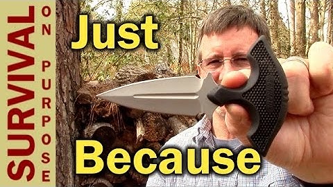 Schrade SCHF54 Push Dagger - Backup CCW