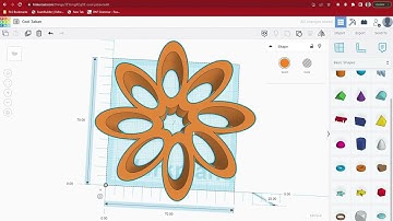 Tinkercad: Cookie cutter flower