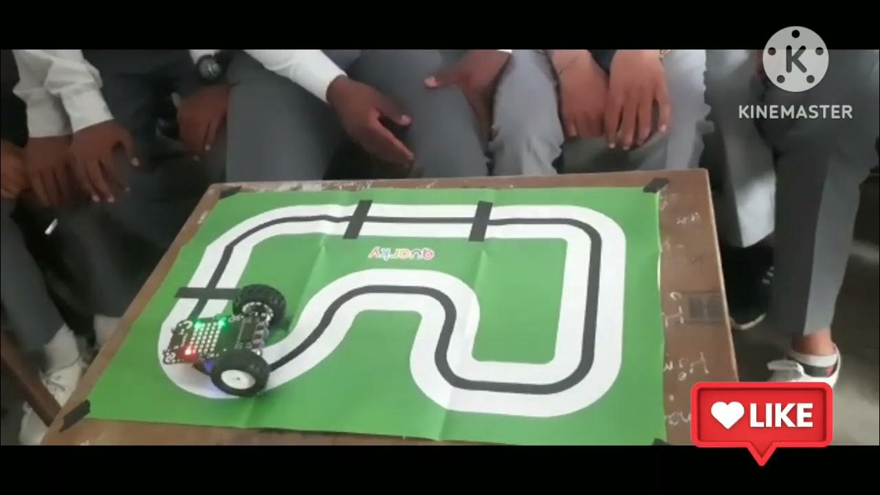 AUTOMATIC LINE FOLLOWER ROBOT USE WITH PICTOBLOX, #arduino #sensor # ...