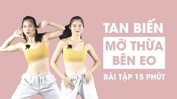 15 phút Aerobics cho VÙNG EO THON GỌN, TAN MỠ THỪA 👙☑️ HLV Thảo Trương