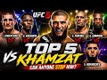 Khamzat Chimaev vs Top 5 UFC Fighters 😳 (Can Anyone Stop Him?)