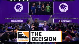 The Decision - Los Angeles Gladiators pick opponent for Stage Four playoffs | Overwatch League