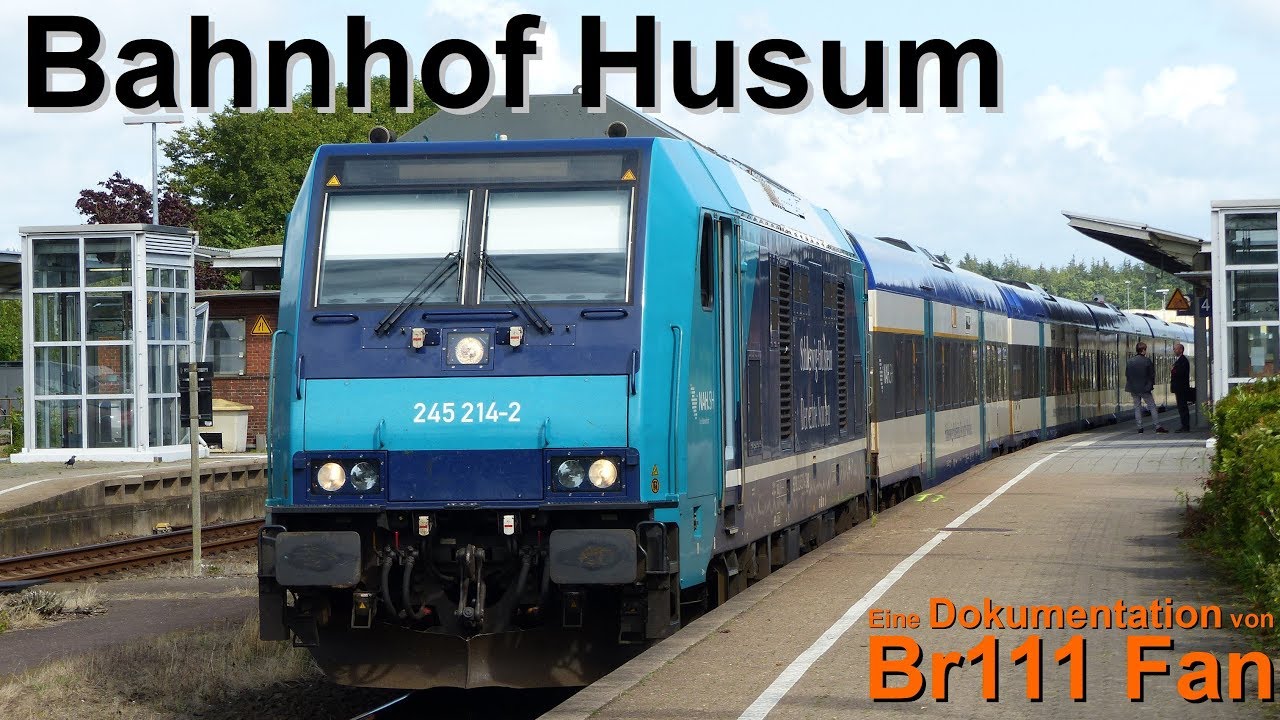 REUPLOAD!   Br111 Fan [Doku]: Bahnhof Husum (2017)