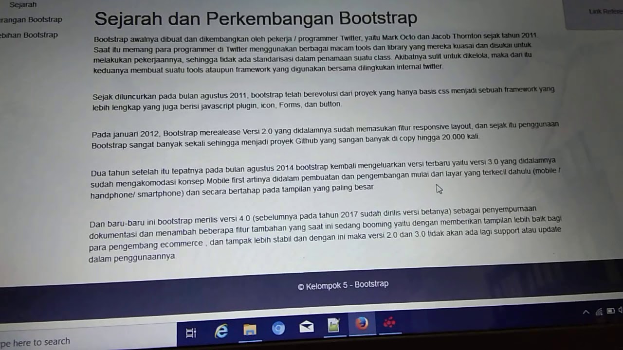 Sejarah dan perkembangan bootstrap - YouTube Sejarah dan perkembangan bootstrap - YouTube