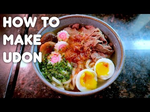 HOW TO MAKE UDON NOODLE SOUP - Life After College Videos