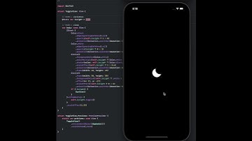 Animated Toggle View created using SwiftUI framework