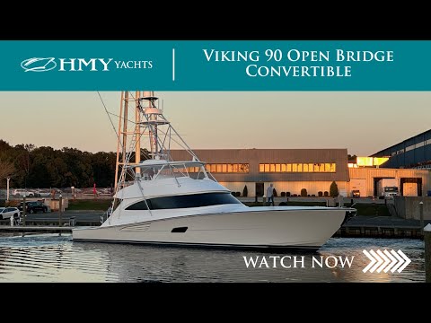 Viking 90 Open Bridge Convertible [Walkthrough]