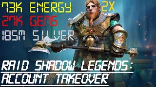 Raid Shadow Legends Account Takeover,  MeatPuPpet1 (Level 100), A Ton Of EVERYTHING!