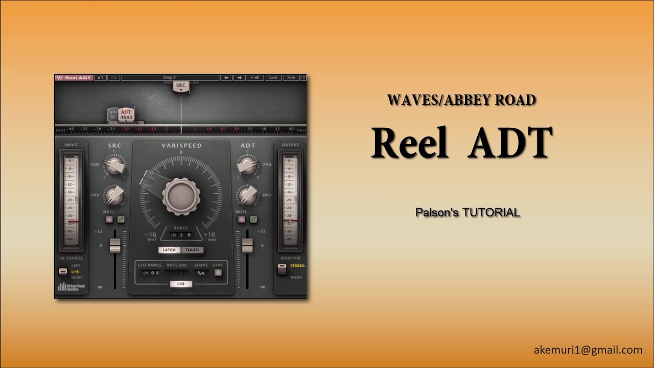 Waves Plugin A~Z Tutorial 17: [REEL ADT]의 사용설명. - YouTube