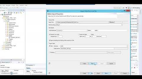 CREATE TABLE USING .CSV