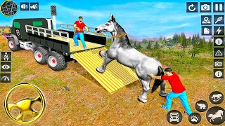 Wild Animal Transport Cargo Truck Game 3D - Horse Transport Cargo - Android Gameplay  screenshot 2