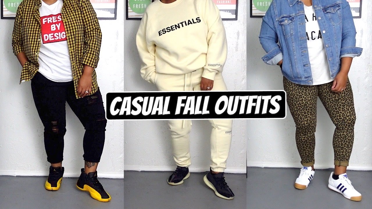 CASUAL FALL OUTFITS 🍂 | FALL FASHION LOOKBOOK 2020 - YouTube