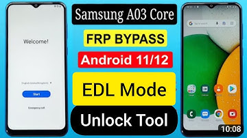 Samsung A03 Core (A032F) Frp Bypass Unlock Tool Done। EDL Mode।