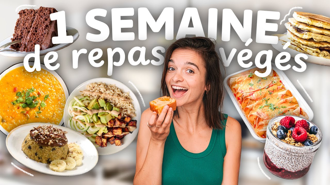 Une semaine dans mon assiette végé : recettes simples et protéinées 💪