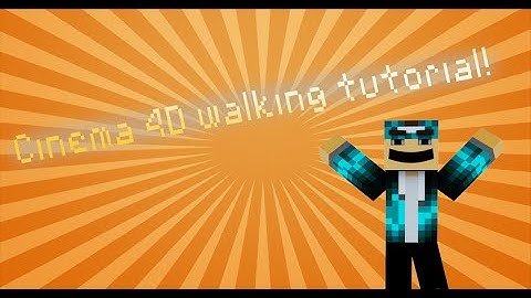 Minecraft Walking Animation Tutorial - Cinema 4D
