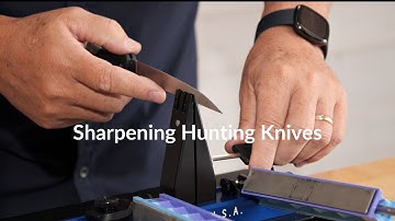Sharpening Hunting Knives with the Wicked Edge