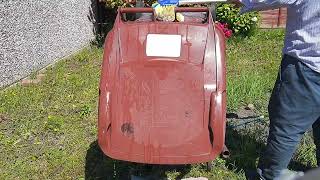 Cleaning Bin with window/car brush and karcher pressure washer.