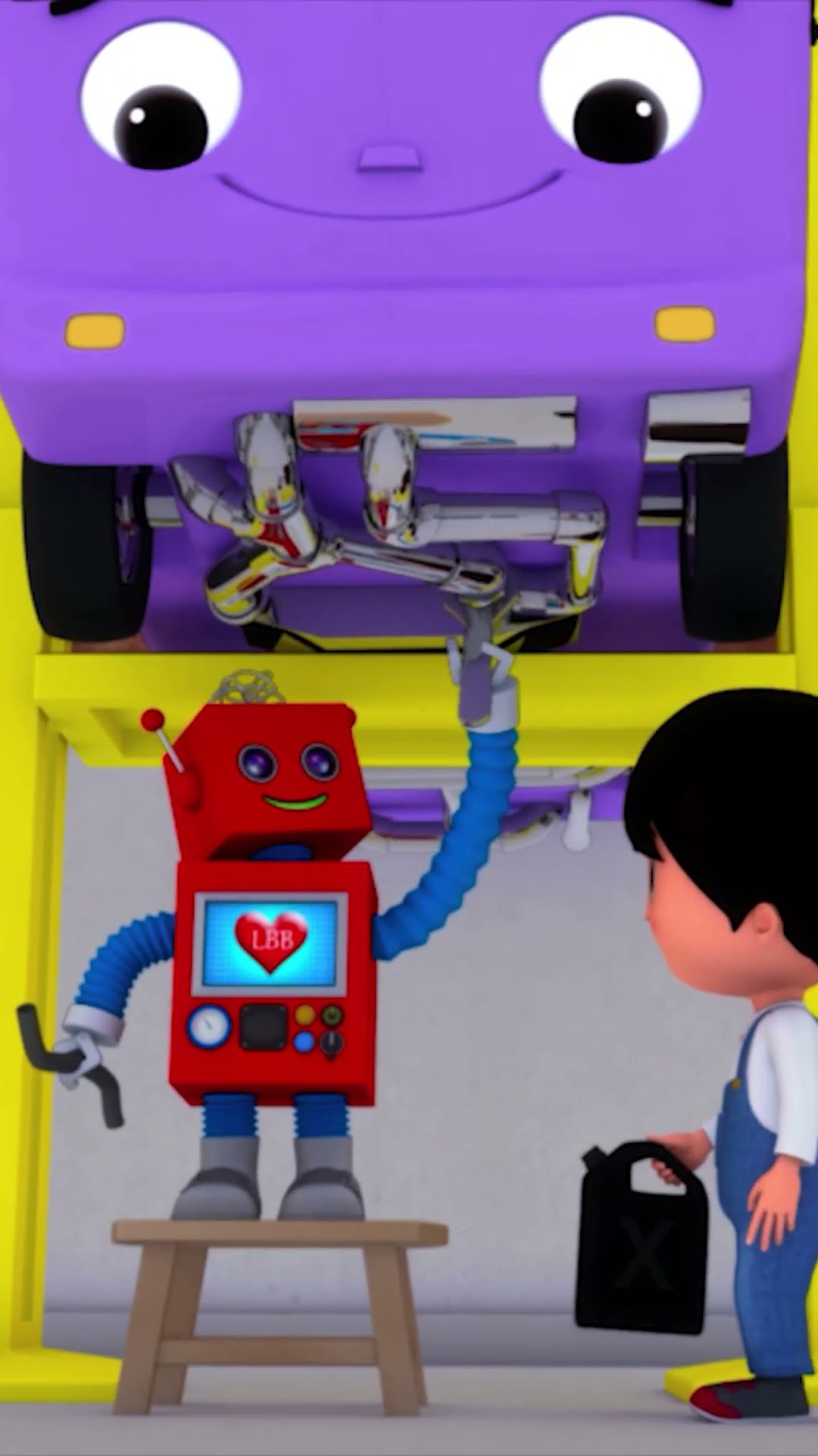 El autobús morado va al taller ?️ | #CancionesInfantiles #LittleBabyBum