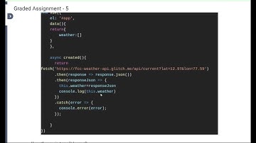 Modern Development Application II Week 5 Graded Assignment (IITM)