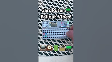 CardPuter Pip-Boy User Demo #m5stack #esp32 #cyberdeck