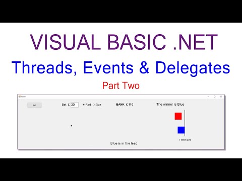 Advanced VB.NET Programming – Threads, Events and Delegates (Part 2)