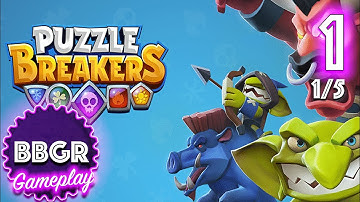 Puzzle Breakers: RPG Online - Review 1/5, Game Play Walkthrough No Commentary 1