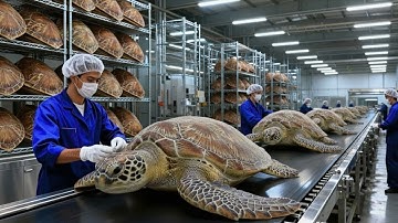 FULL PROCESS  Inside the Turtle Shell Factory – From Raw Shell to Luxury Fashion