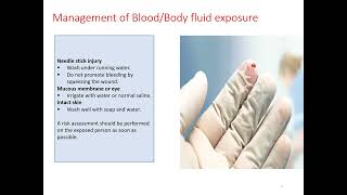 Blood and Body fluid spill Management