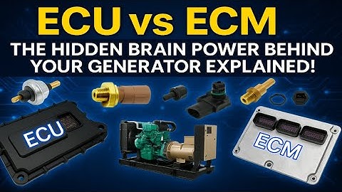 Generator ECU vs ECM Explained: What They Do and How They Work with Sensors & Injectors